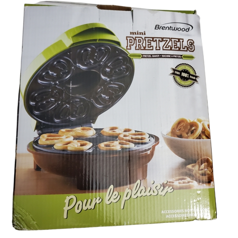 Brentwood TS-251 Electric Non-Stick Mini Pretzel Maker